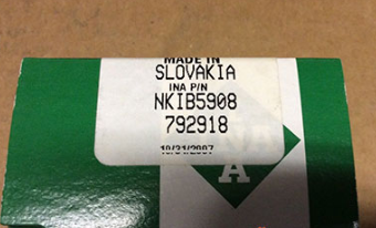 INA NKIB5908-XL combined needle bearings | 40x62x34mm
